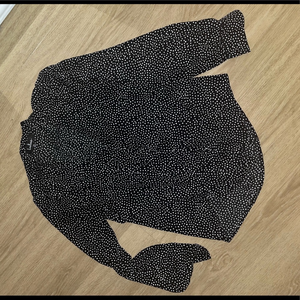 Lulu’s Polka Dot Blouse, Size XS